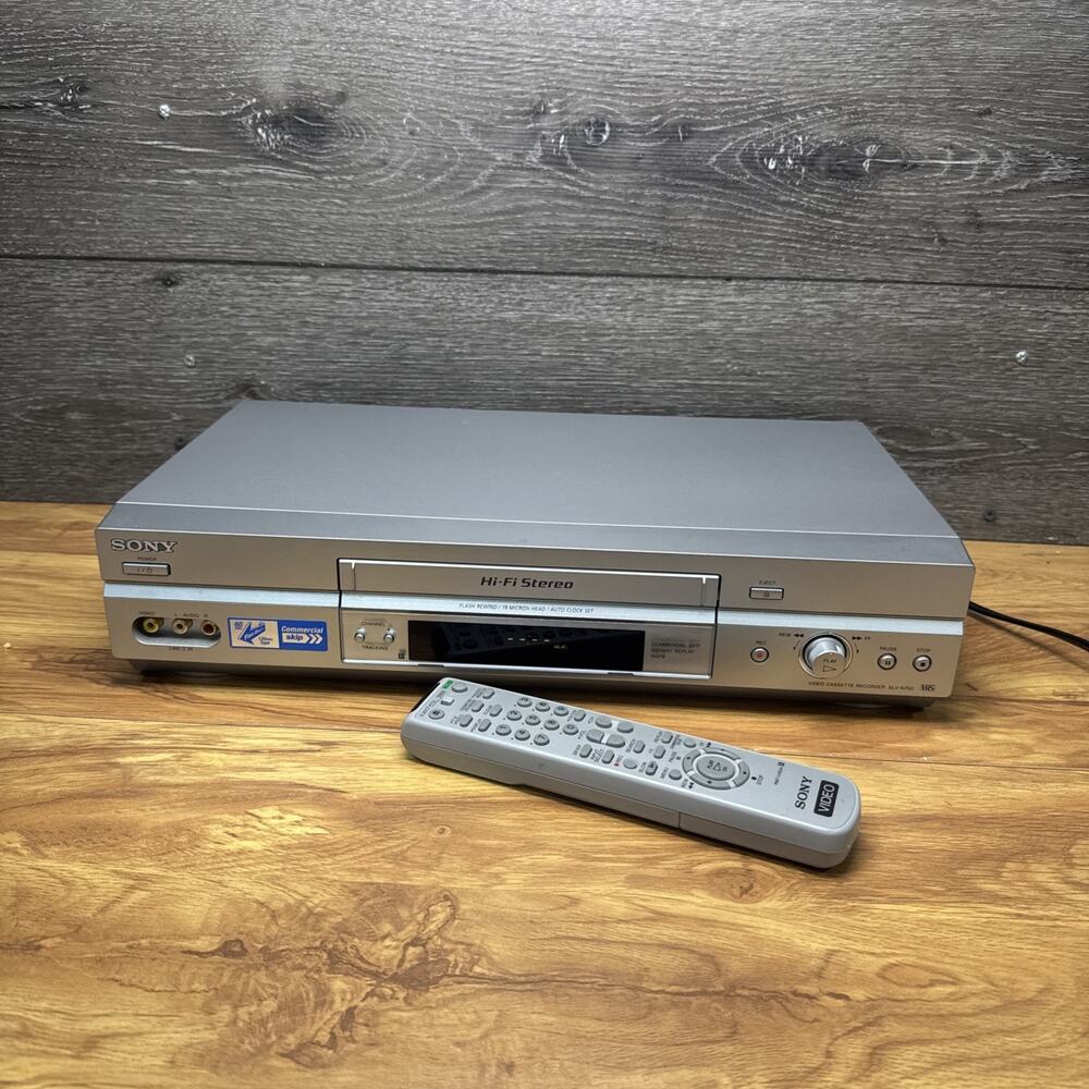 Sony SLV-N750 VCR VHS HI-FI Video Cassette Recorder Player w/ Remote TESTED